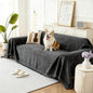 Couch Cover for Dogs, Boho Sofa Covers for 3 Cushion Couch, Chenille Sofa by KaviKon
