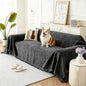 Couch Cover for Dogs, Boho Sofa Covers for 3 Cushion Couch, Chenille Sofa by KaviKon