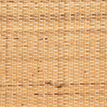 Bali & pari Curacao Modern Bohemian Light Honey Rattan 2-Drawer Bookcase - Image 9
