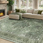 RELEANY Washable Area Rug, Water Repellent, Pet Friendly, Vintage Floral Boho by RELEANY