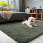 OLANLY 3x5 Machine Washable Small Bedside Rug, Soft Fluffy Shaggy Rugs by OLANLY