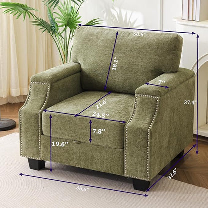 Oversized Accent Chair Set of 2 - Image 6