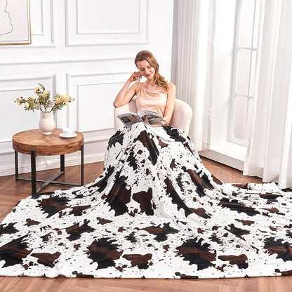 Edenleaf Queen Size Cow Blanket - Image 5