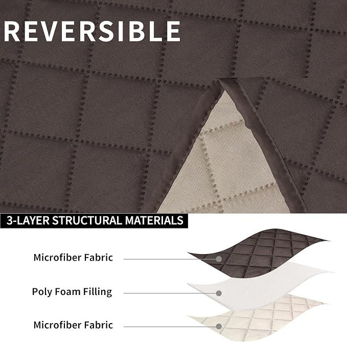 Easy-Going Recliner Sofa Cover, Reversible Couch Cover - Image 5
