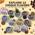 InfuSio Coffee Pods 96 Count Colombian Supremo Medium Dark Roast Single serve Coffee pods for Keurig K Cup® Brewers - InfuSio Premium Roasted Keurig 2.0 Compatible
