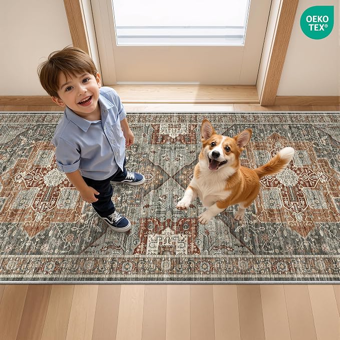 Runner Rug 2x6, Non Slip Washable Rugs - Image 9