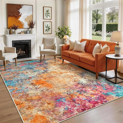 Aelenmu 6x9 Area Rugs for Living Room Washable Bedroom Dining Room Colorful | - Image 3