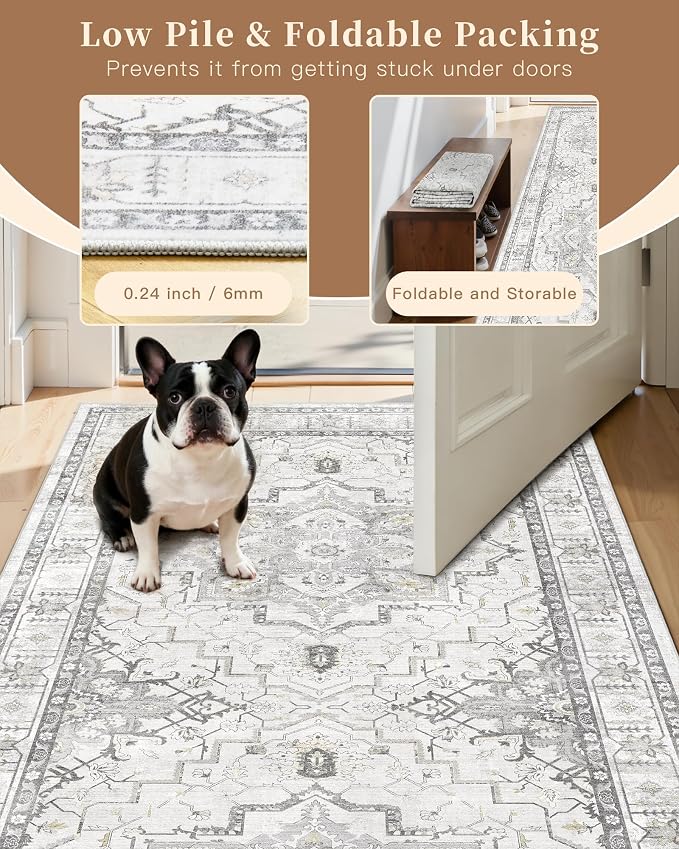 Madane Kitchen Runner 2'6''x8' Soft Rug Runners - Image 6