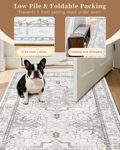 Madane Kitchen Runner 2'6''x8' Soft Rug Runners - Image 6