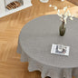 BALCONY & FALCON Round Tablecloth Washable Wrinkle Resistant and Water Proof by BALCONYFALCON