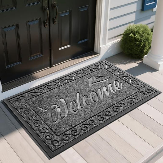 Yimobra Welcome Mat, Heavy Duty Sturdy Door Mats by Yimobra