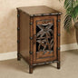 Tropical Chairside Storage Cabinet Honey Maple One Size by TouchofClass