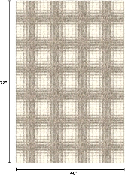 KOZYFLY Washable Area Rug 4x6 ft Non Slip Rubber Backed Living Room Rugs - Image 2