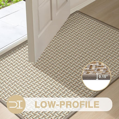 Door Mat Indoor Entrance 17"x29", Absorbent Indoor Door Mat, Non Slip Rubber - Image 4