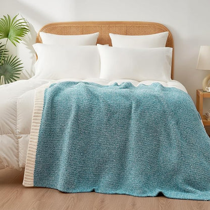 Snuggle Sac Teal Throw Blankets - Image 4