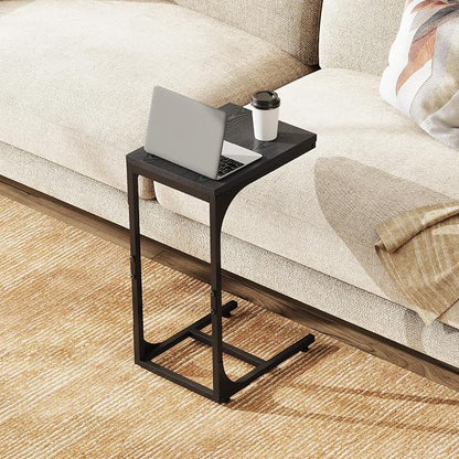 WLIVE C Shaped End Table, Small Couch Side Tables - Image 2