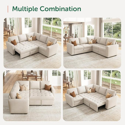 HONBAY Modular Sectional Sleeper Sofa - Image 6