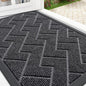 OLANLY Front Door Mat Outside 29.5x17, All-Season Absorbent Rubber Doormat | by OLANLY