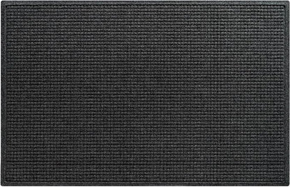 WaterHog Squares Front Door Mat Indoor Outdoor Entrance, All-Weather Mats | by WaterHog