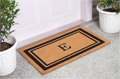 Calloway Mills 152961830E Black Border 18" x 30" Monogram Doormat - Image 2