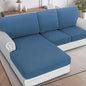 H.VERSAILTEX Sectional Couch Covers 3 Pieces Sofa Seat Cushion Covers L Shape by HVERSAILTEX