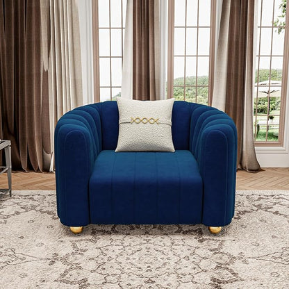 42" Velvet Sofa Chair for Living Room, Modern Single Sofa by yunqishiHOME