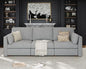 115'' Oversized Modular Sectional Sofa, Solid Wood Frame Sofa, Removable by Kalafini