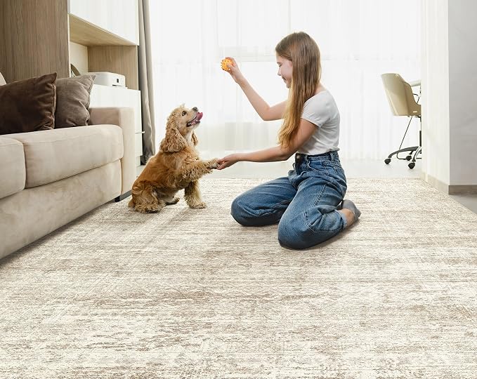 UERMEI 9x12 Washable Area Rug - Image 7