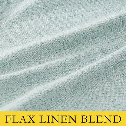 NICETOWN 100% Absolutely Blackout Linen Curtains - Image 9