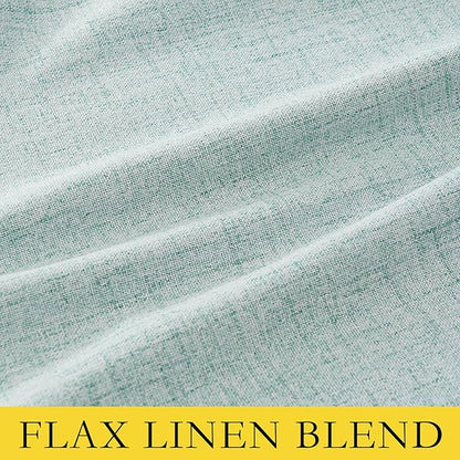 NICETOWN 100% Absolutely Blackout Linen Curtains - Image 8