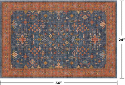 Washable 2x3 Entry Rug Front Door Indoor, Farmhouse Small Area Rugs - Image 2