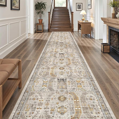 Madane Hallway Runner Rug 3x16 Washable Kitchen Runners Long, Low-Pile - Image 2