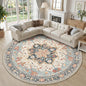 RELEANY Washable Area Rug, Round 10ft, Water Repellent, Pet Friendly, Vintage by RELEANY