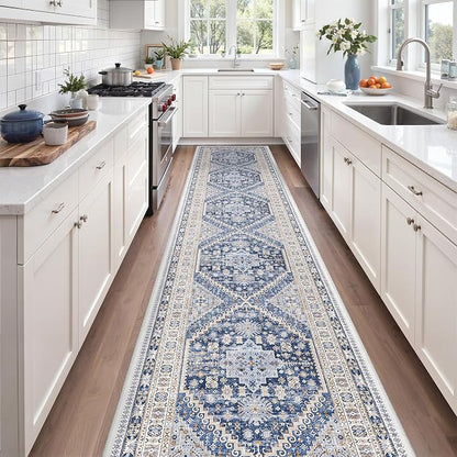 2'6 x 16' Runner Rug Non Slip, Washable Kitchen Rugs, Living Room, Extra Long - Image 8