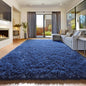 Amdrebio Navy Blue Large Area Rug 8x10 by Amdrebio