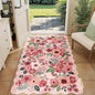 DUKINO 3x5 Area Rugs, Non Slip Floral Washable Rug by DUKINO