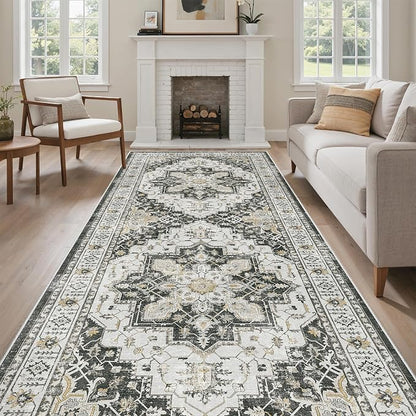 Madane 4x10 Wide Hallway Runner Rug Washable - Image 4