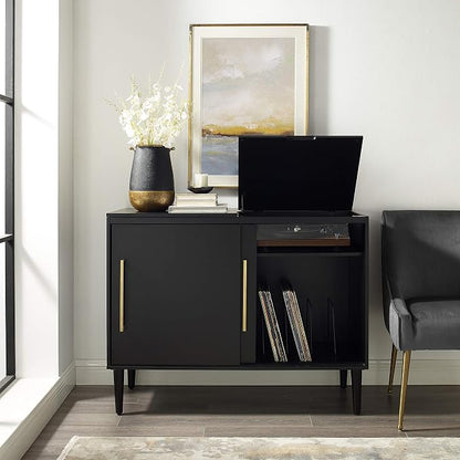Crosley Furniture Everett Media Console and Record Player Stand - Image 11