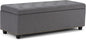 SIMPLIHOME Hamilton Storage Ottoman by SimpliHome
