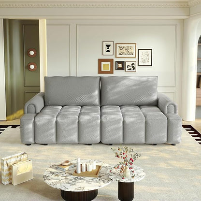 KEIKI 90.2" Space-Saving Convertible Sofa Bed – 3-in-1 Sleeper Couch - Image 3