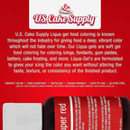 24 Color Cake Food Coloring Liqua-Gel Decorating Baking Primary & Secondary Colors Deluxe Set - U.S. Cake Supply 0.75 fl. oz. (20ml) Bottles - Made in the U.S.A.