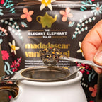Madagascar Vanilla Chai Tea, Organic Loose Leaf Chai Tea – Black Tea with Chai Spice Blend – Great Hot or Iced Chai Latte – 4 oz Resealable Bag (Makes 50 Cups) – The Elegant Elephant
