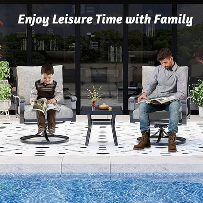 HOMREST Outdoor Swivel Rocker Patio Chairs - Image 7