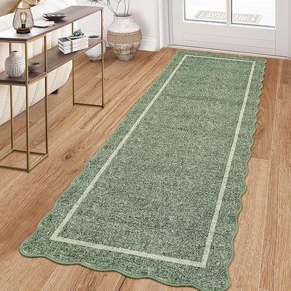 GarveeHome Scalloped Runner Rug by GarveeHome