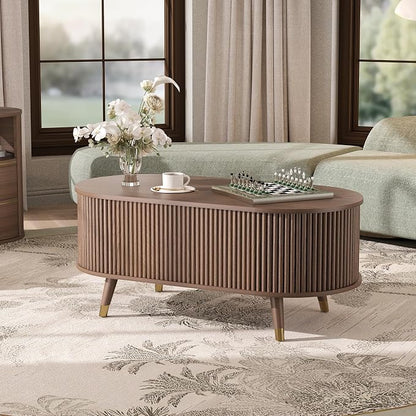 42.5" Oval Lift Top Coffee Table - Image 6
