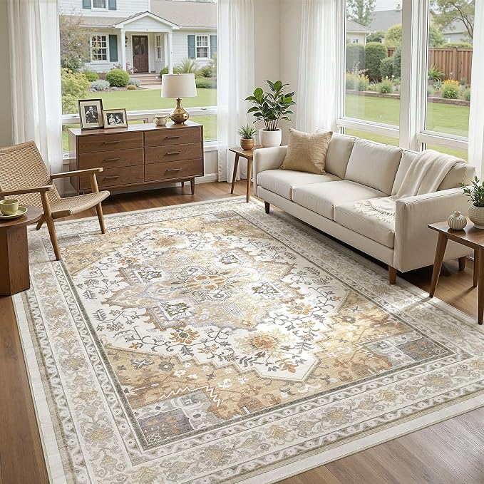 UERMEI 10x12 Area Rug for Living Room - Image 3