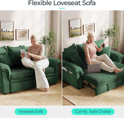 LINSY HOME Sectional Loveseat Sofa - Image 3