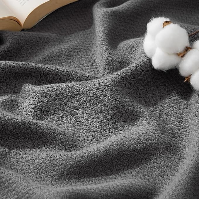 Bedsure 100% Cotton Blanket Full Size by Unknown