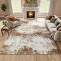 Brown Washable Rug 5x7 Area Rugs by Acapet
