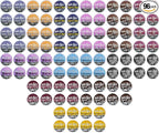 InfuSio Coffee Pods Variety Pack – 96 Count, 12 Sophisticated Medium & Dark Roast Blends, Crafted Blends Collection – Premium Single-Serve Coffee, Compatible with Keurig K-Cup 2.0 Brewers
